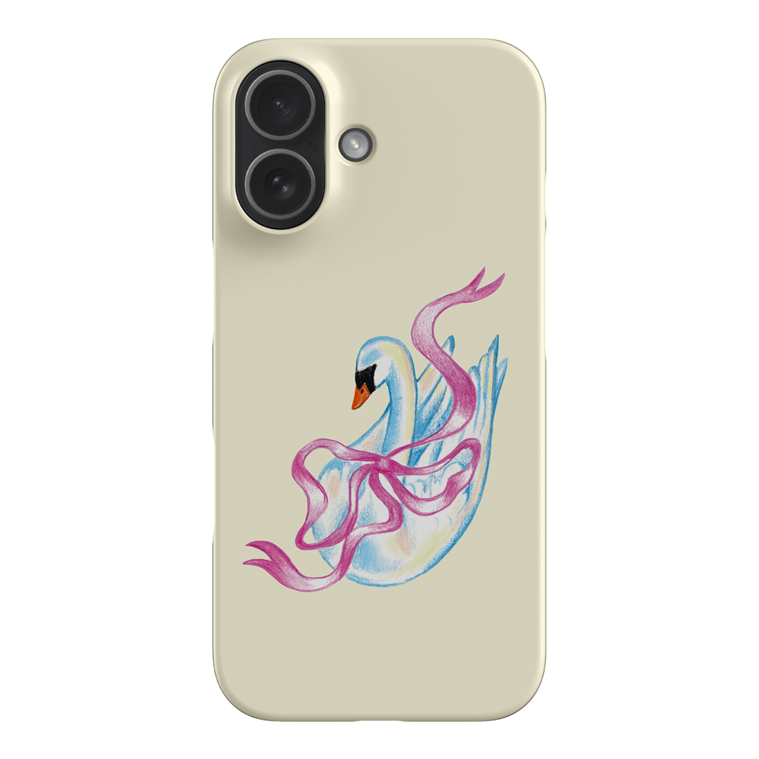 Satin Swan Printed Phone Cases iPhone 17 / Snap by Femke Studio - The Dairy