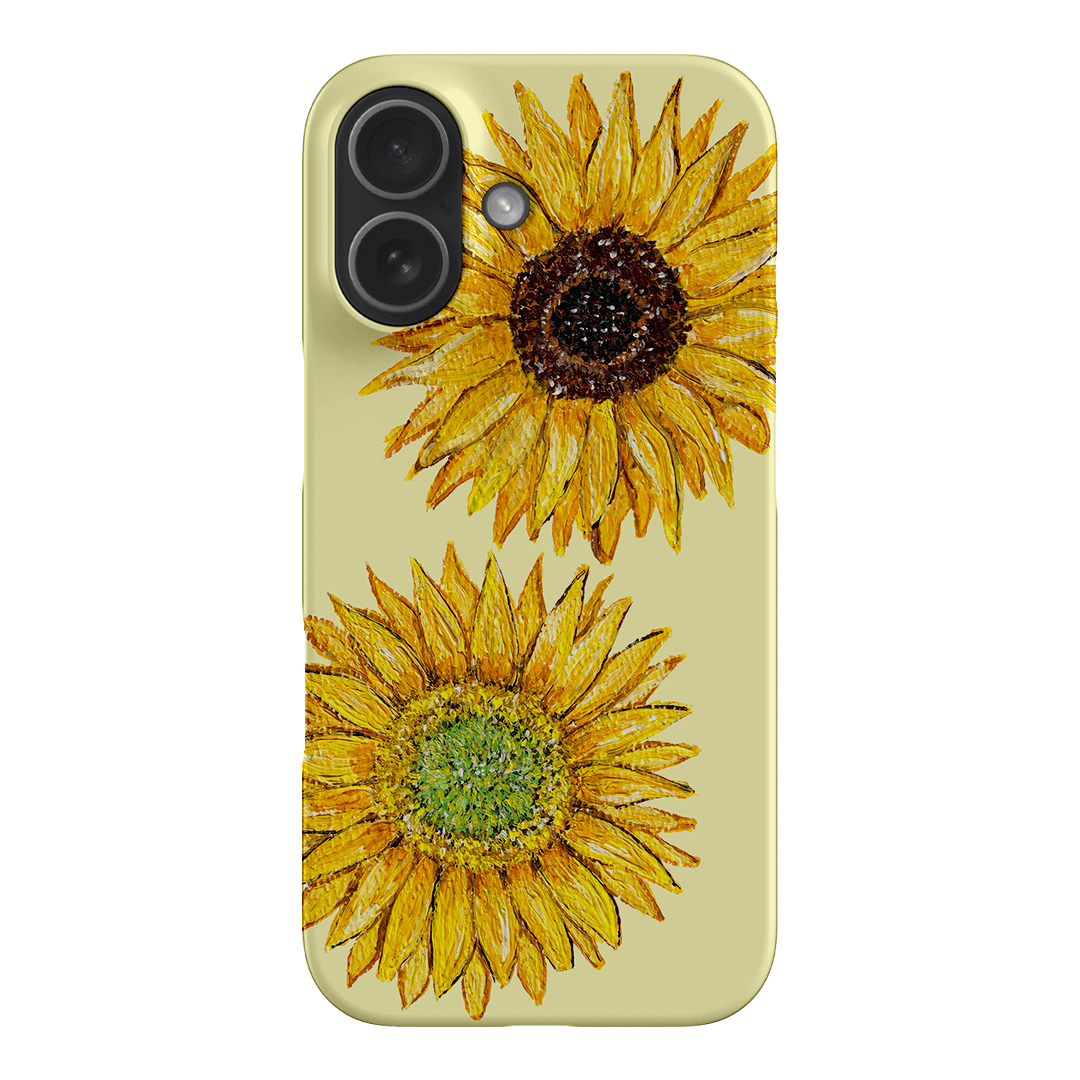 Sunflower Yellow Printed Phone Cases iPhone 17 / Snap by BG. Studio - The Dairy