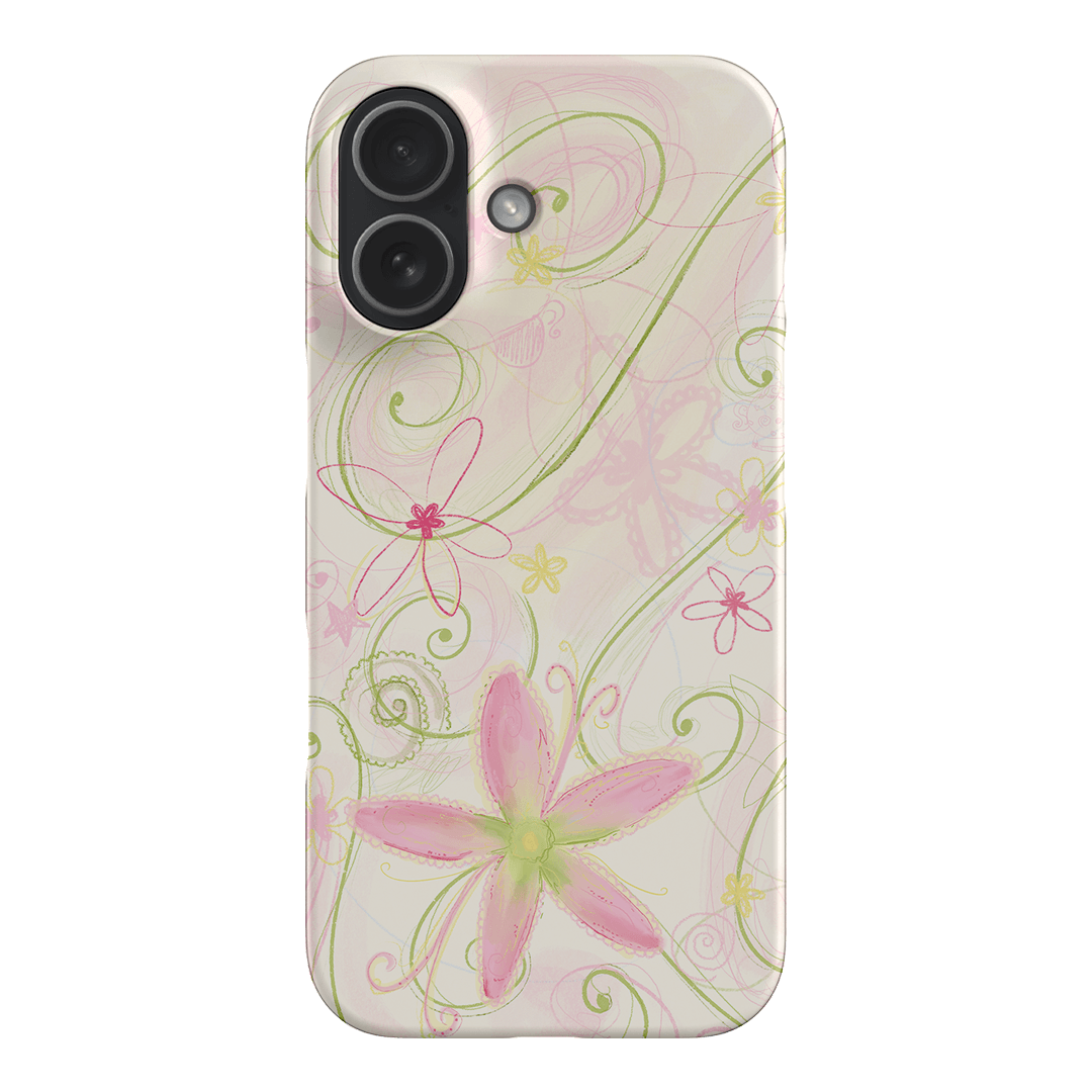 Swirl Pink Printed Phone Cases iPhone 17 / Snap by Kayla Carr - The Dairy