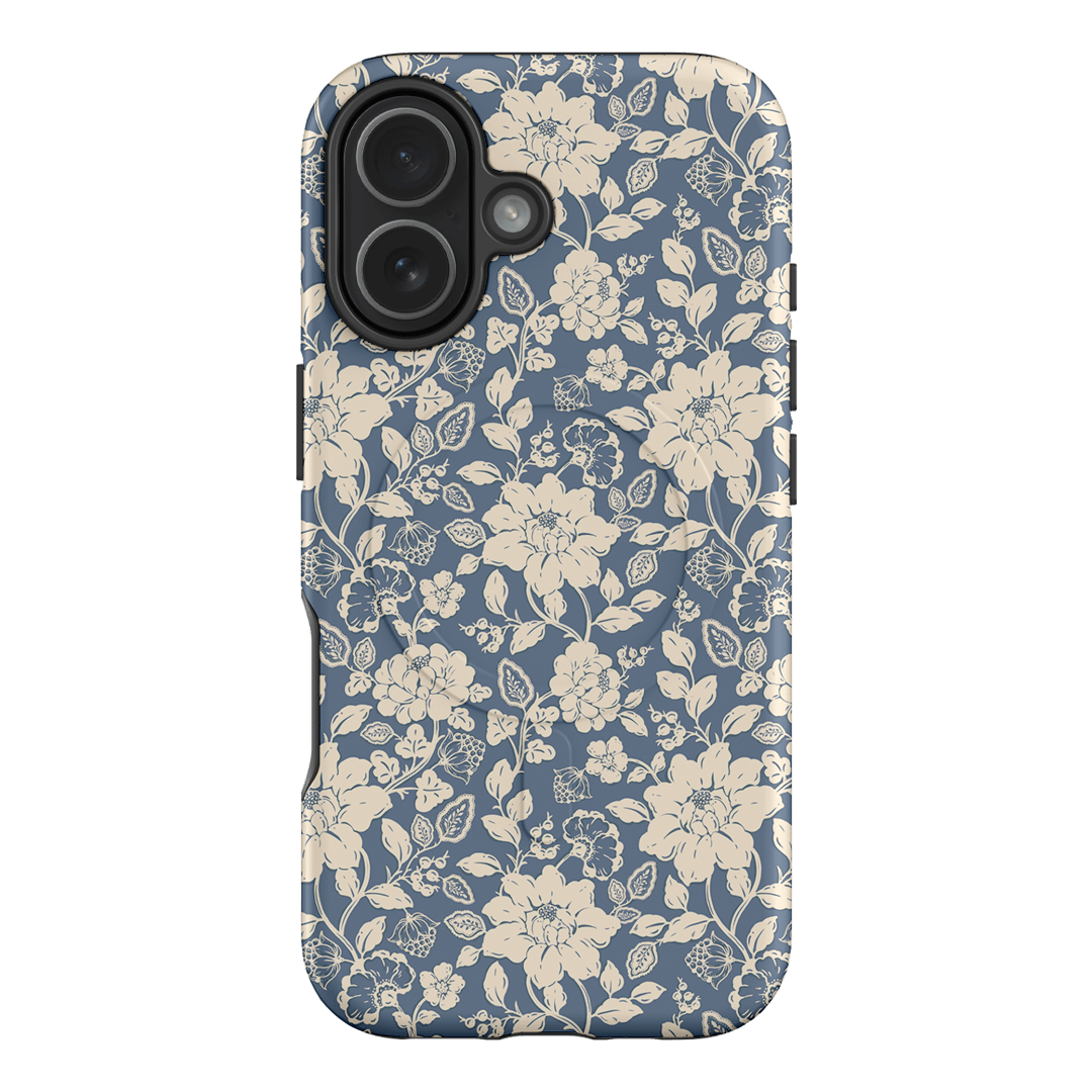 Blue Garden Printed Phone Cases iPhone 17 / Armoured MagSafe by Kasiags Art - The Dairy