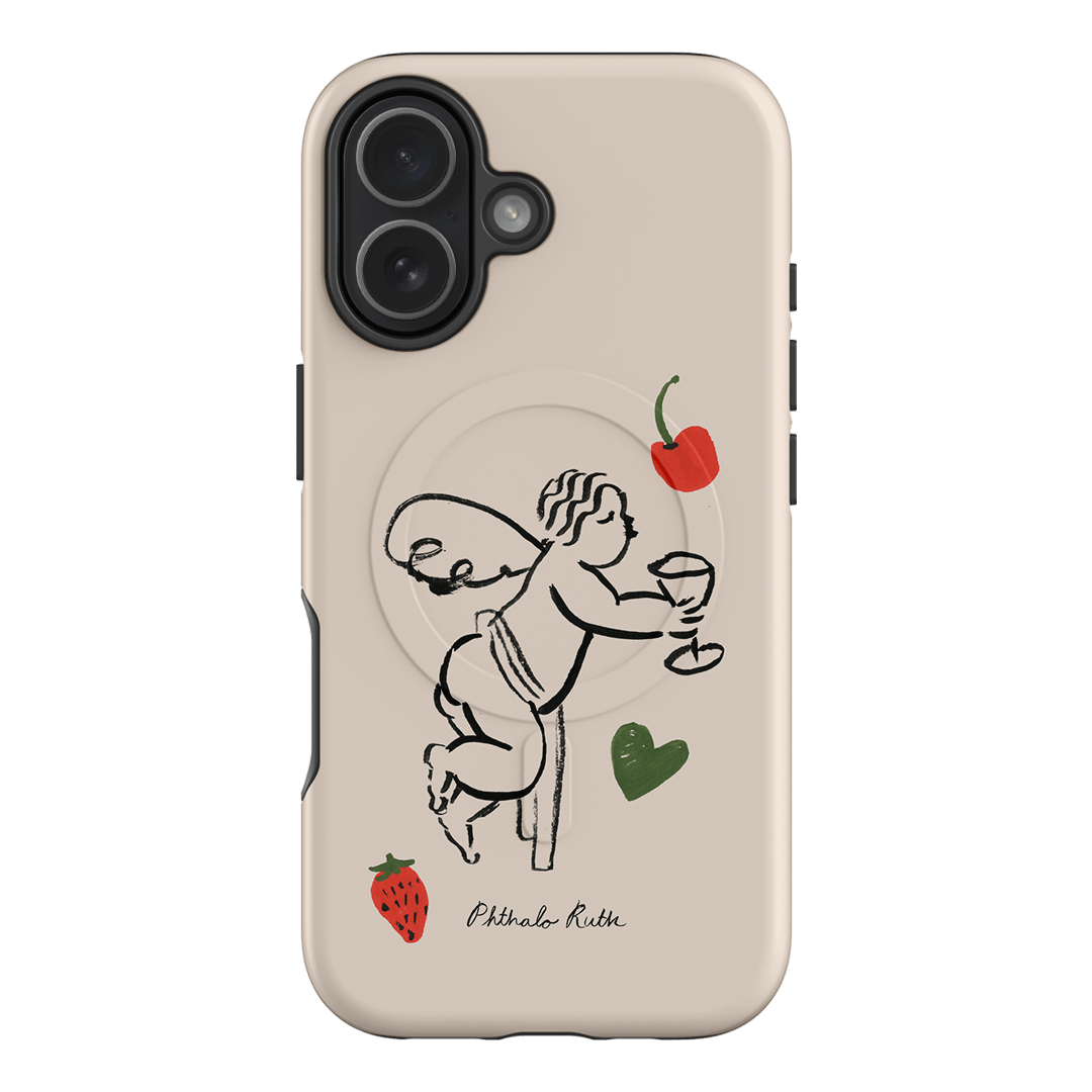 Cherub Printed Phone Cases iPhone 17 / Armoured MagSafe by Phthalo Ruth - The Dairy