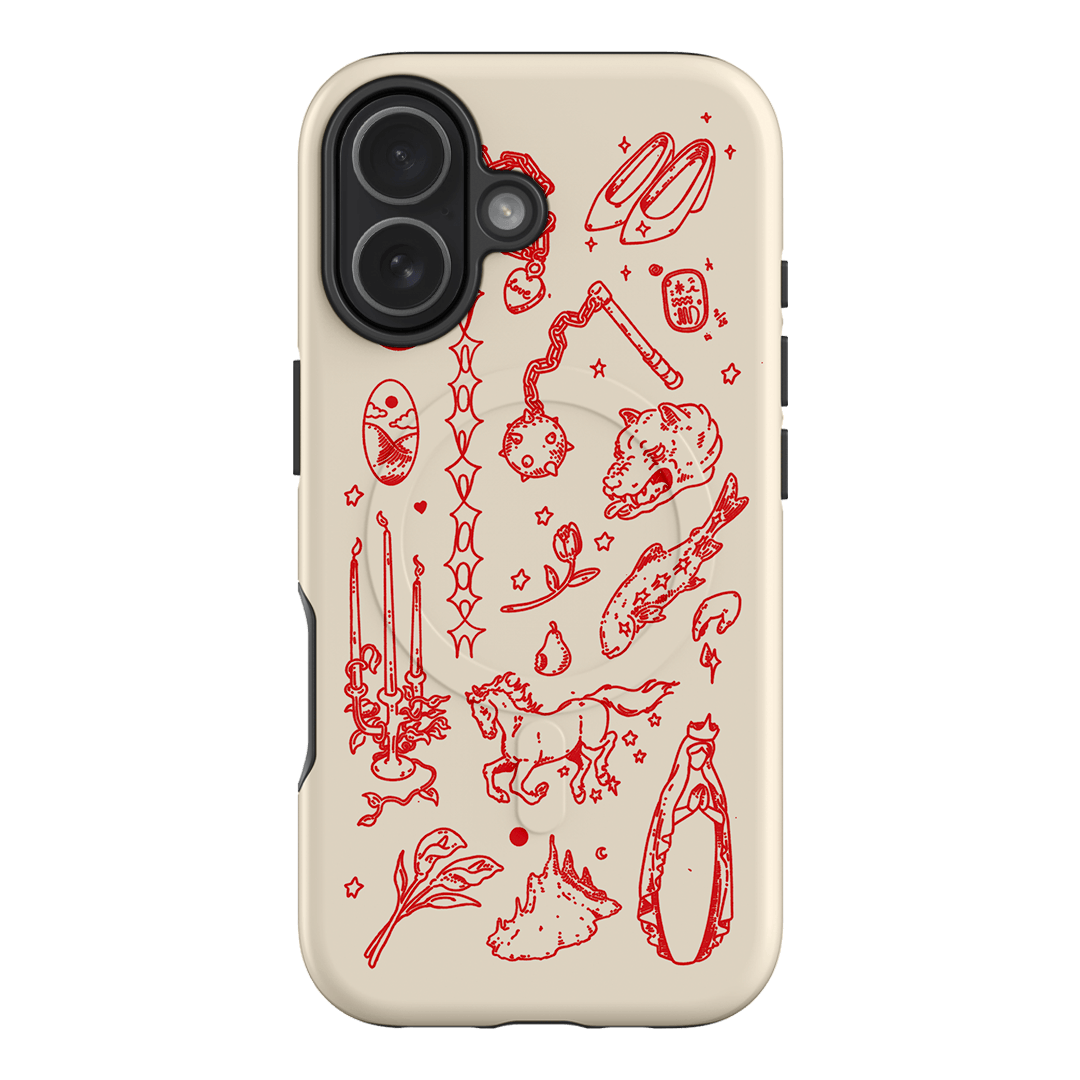 Dreamcore Cream Printed Phone Cases iPhone 17 / Armoured MagSafe by Easty Beasty - The Dairy