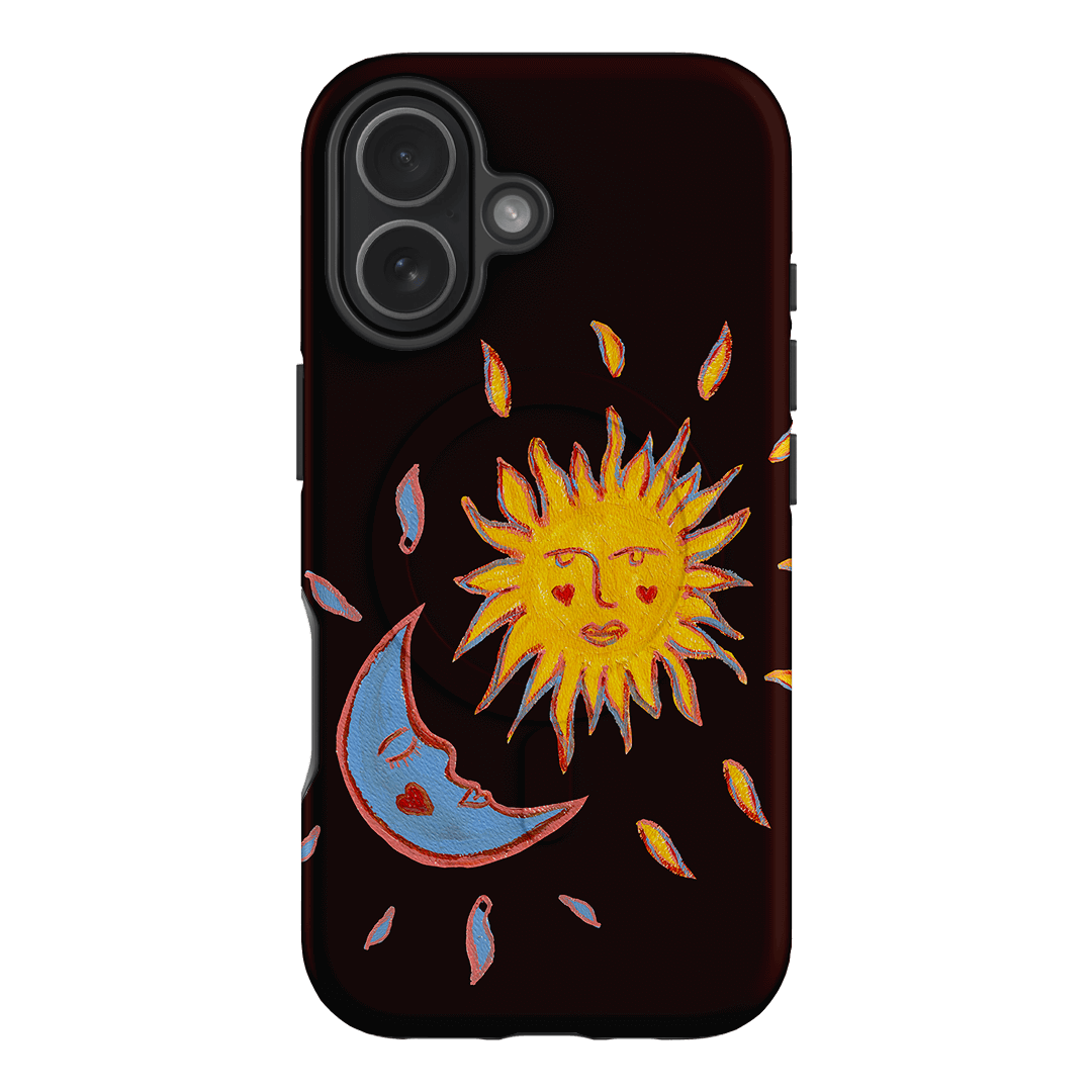 Sun & Moon Plum Printed Phone Cases iPhone 17 / Armoured MagSafe by BG. Studio - The Dairy