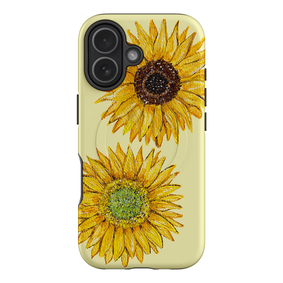 Sunflower Yellow Printed Phone Cases iPhone 17 / Armoured MagSafe by BG. Studio - The Dairy