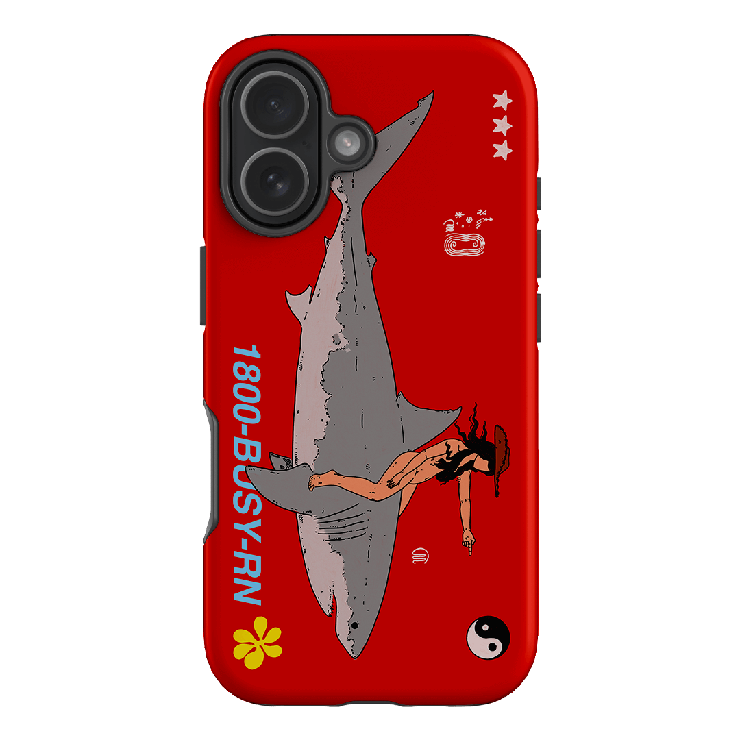 1800-Busy Rn in Red Printed Phone Cases iPhone 17 / Armoured by Easty Beasty - The Dairy