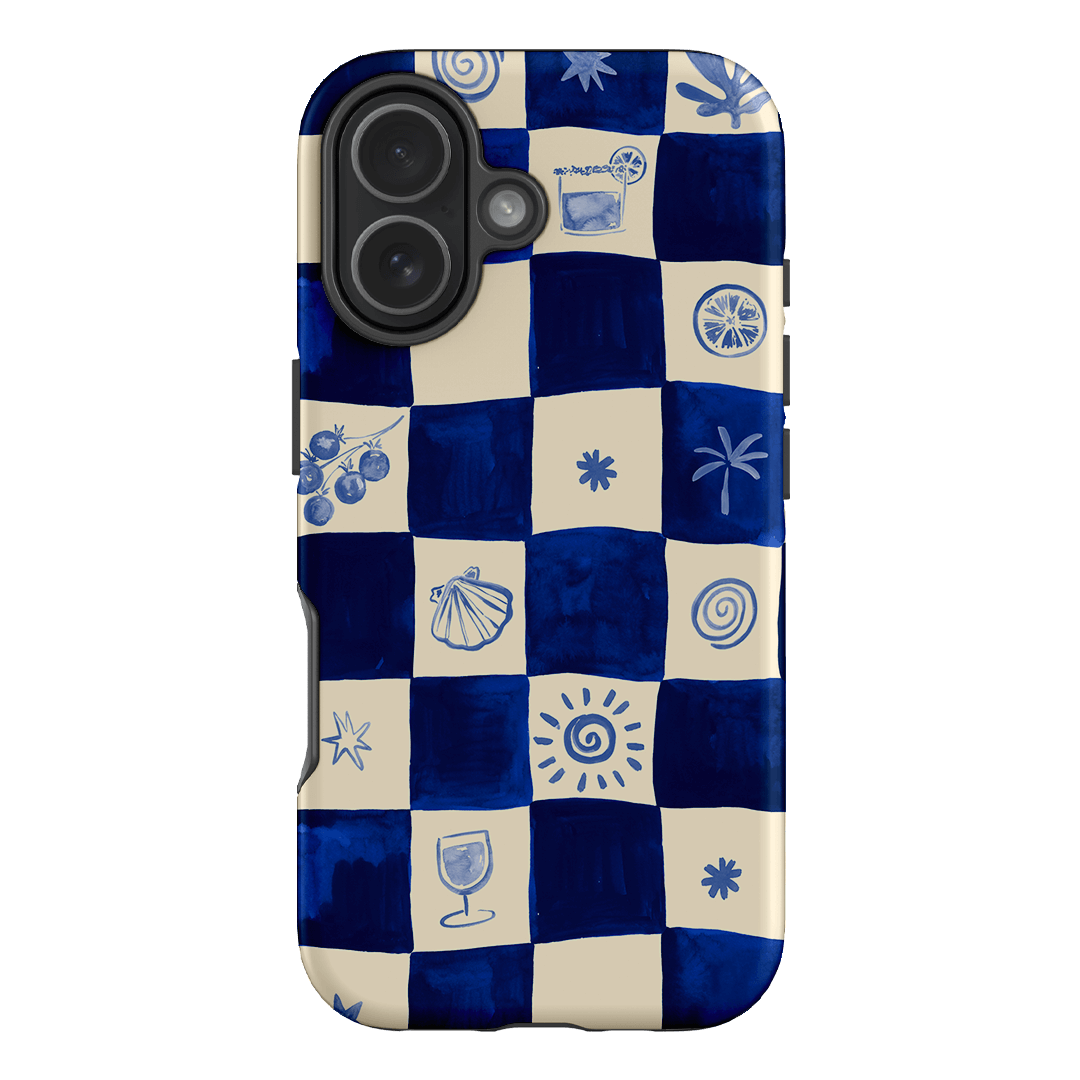 Afternoon Mezze Azure Printed Phone Cases iPhone 17 / Armoured by Charlie Taylor - The Dairy