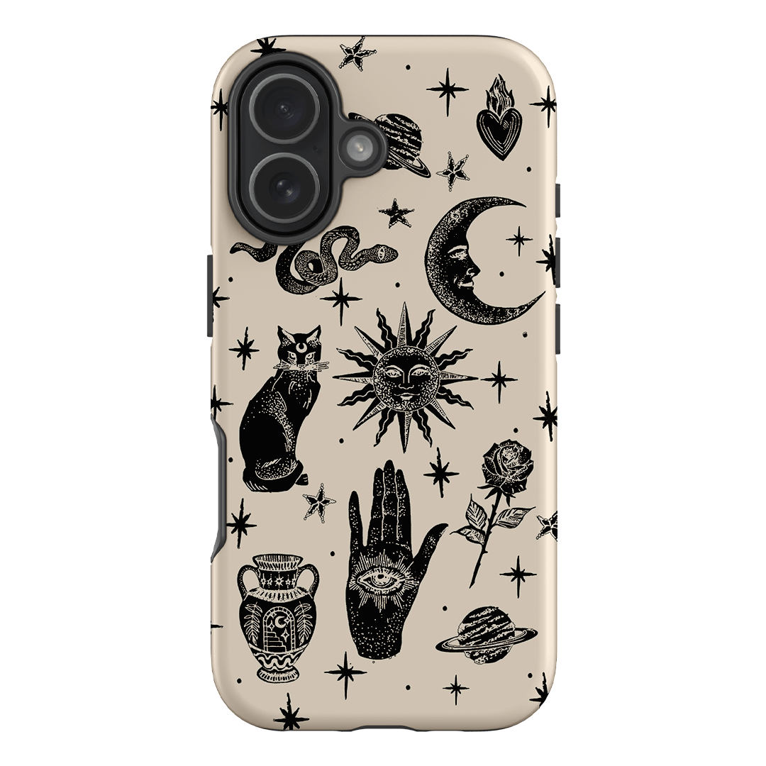 Astro Flash Beige Printed Phone Cases iPhone 17 / Armoured by Veronica Tucker - The Dairy