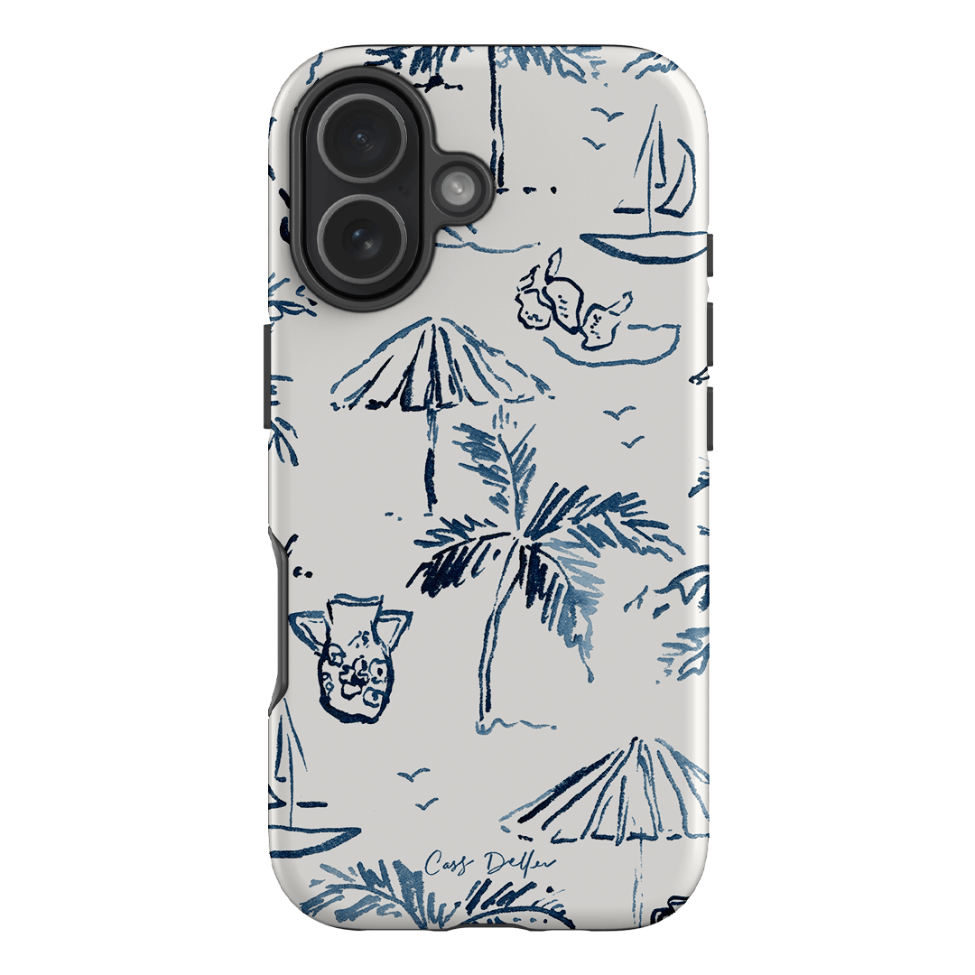 Balmy Blue Printed Phone Cases iPhone 17 / Armoured by Cass Deller - The Dairy
