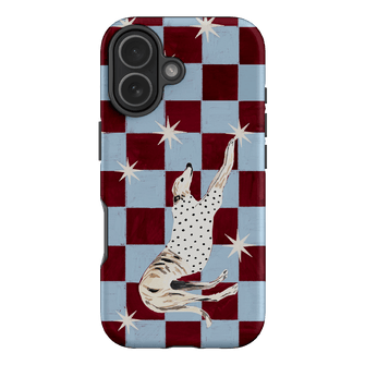 Check Greyhound Blue Printed Phone Cases iPhone 17 / Armoured by Lisa Hu - The Dairy