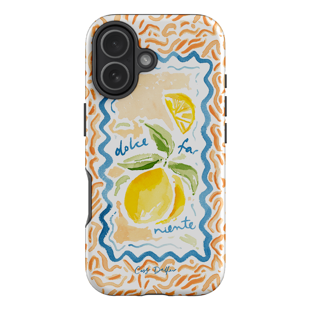 Dolce Far Niente Printed Phone Cases iPhone 17 / Armoured by Cass Deller - The Dairy
