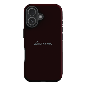 Don't CC Me Fancy Printed Phone Cases iPhone 17 / Armoured by The Dairy - The Dairy