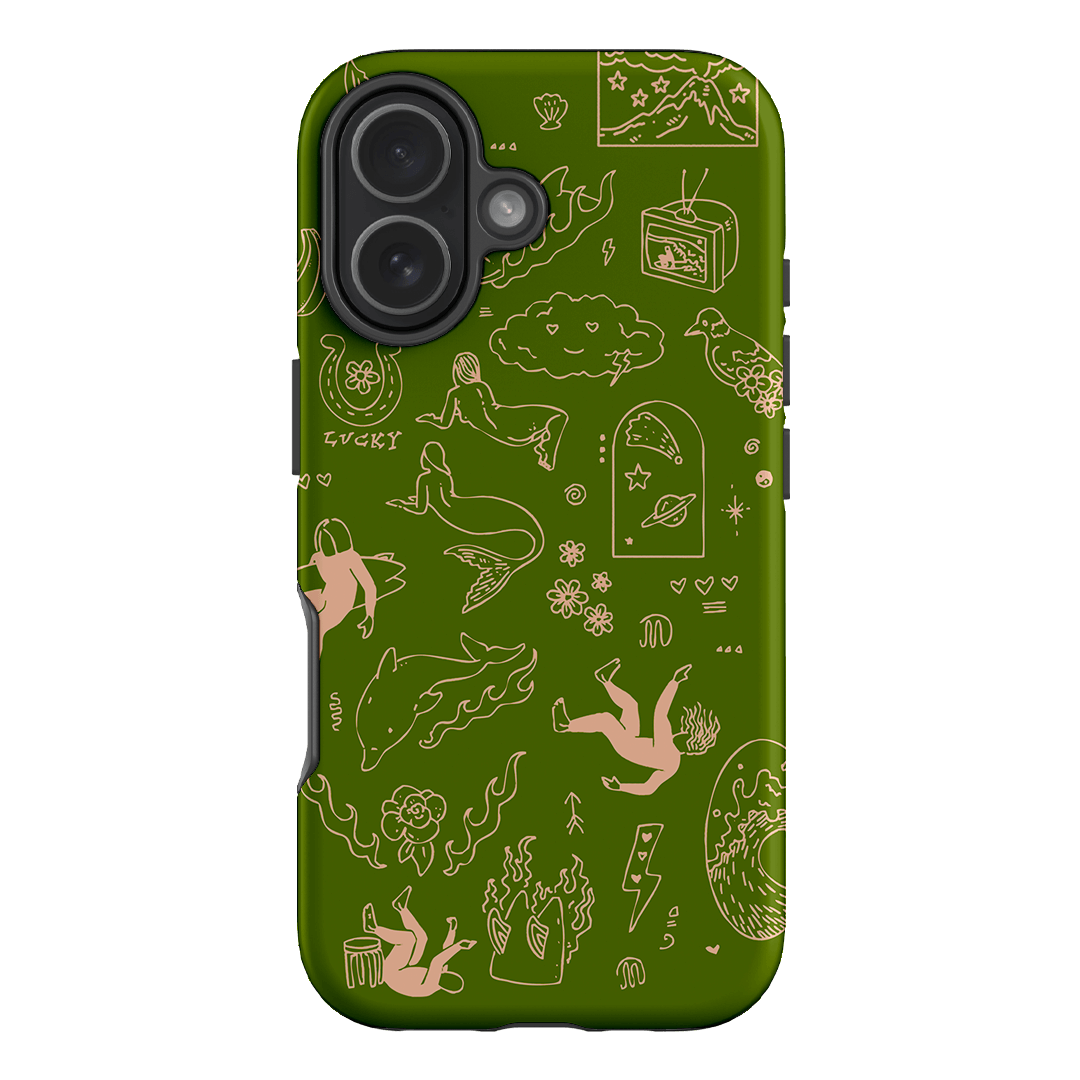 Easty Flash Green Printed Phone Cases iPhone 17 / Armoured by Easty Beasty - The Dairy