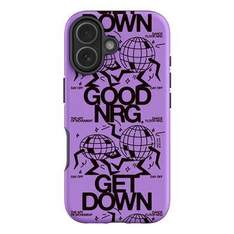 Good Energy in Purple Printed Phone Cases iPhone 17 / Armoured by After Hours - The Dairy