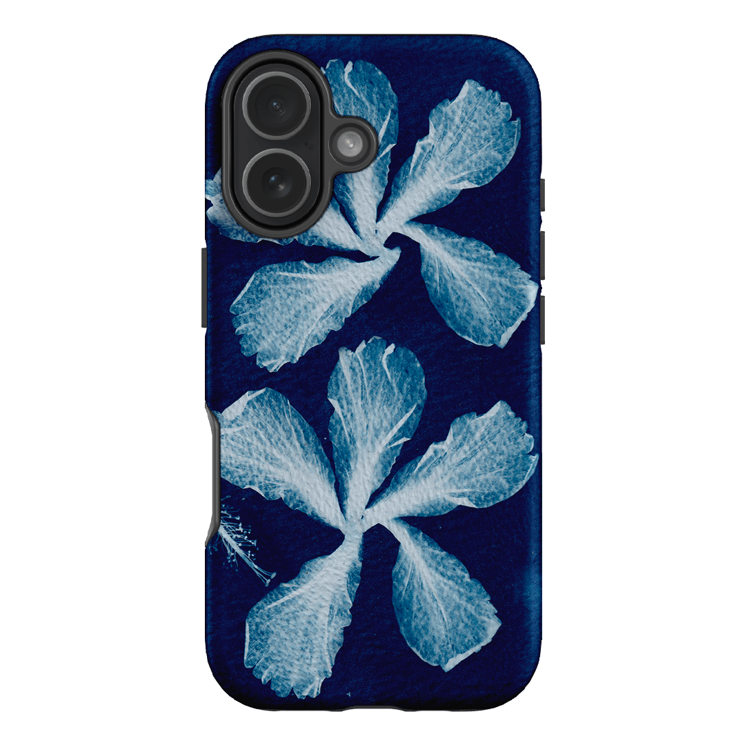 Hibiscus Cyanotype Printed Phone Cases iPhone 17 / Armoured by Sally Hungerford - The Dairy