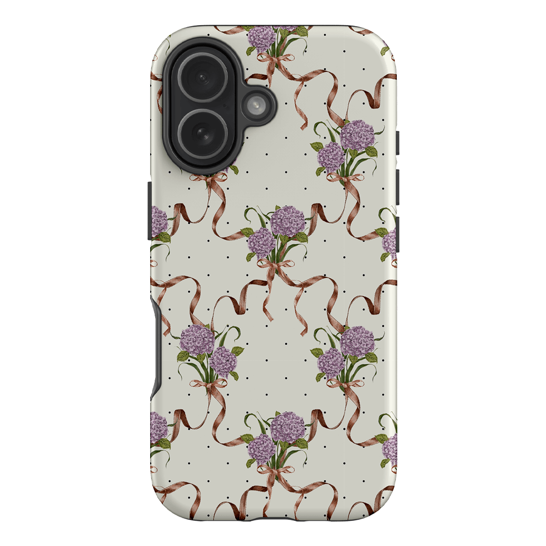 Hydrangea Ribbon Printed Phone Cases iPhone 17 / Armoured by Veronica Tucker - The Dairy
