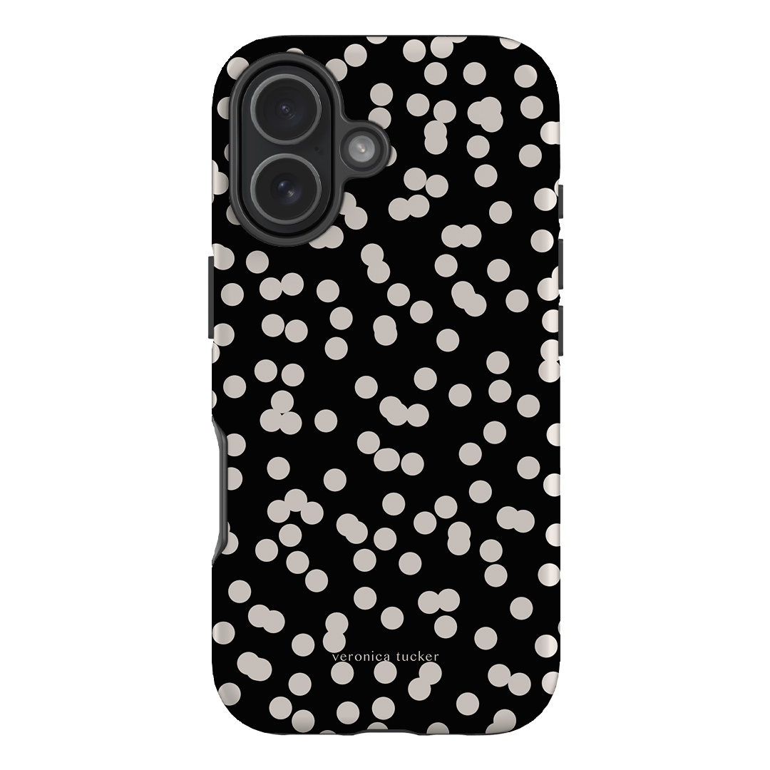 Mini Confetti Noir Printed Phone Cases iPhone 17 / Armoured by Veronica Tucker - The Dairy