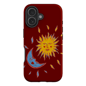 Sun & Moon Red Printed Phone Cases iPhone 17 / Armoured by BG. Studio - The Dairy