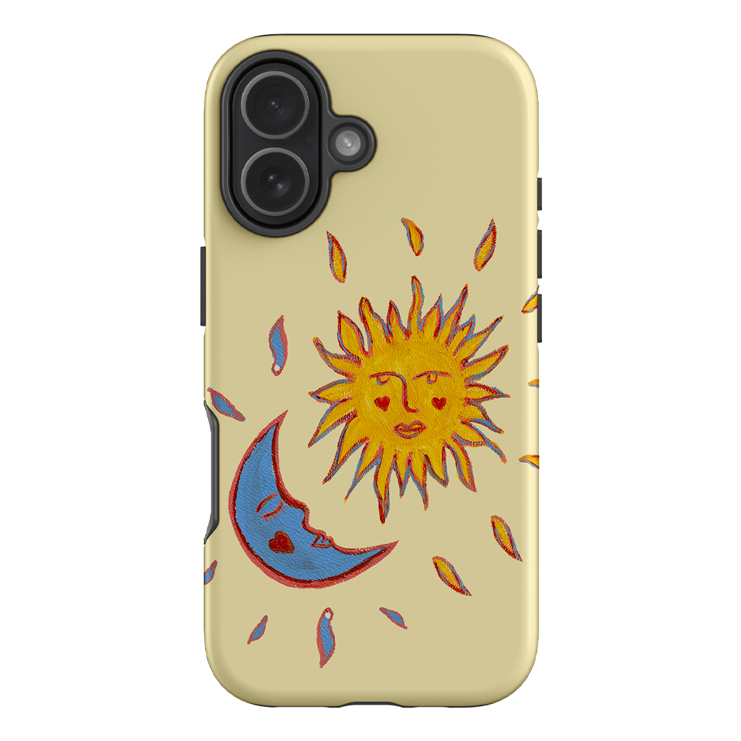 Sun & Moon Yellow Printed Phone Cases iPhone 17 / Armoured by BG. Studio - The Dairy