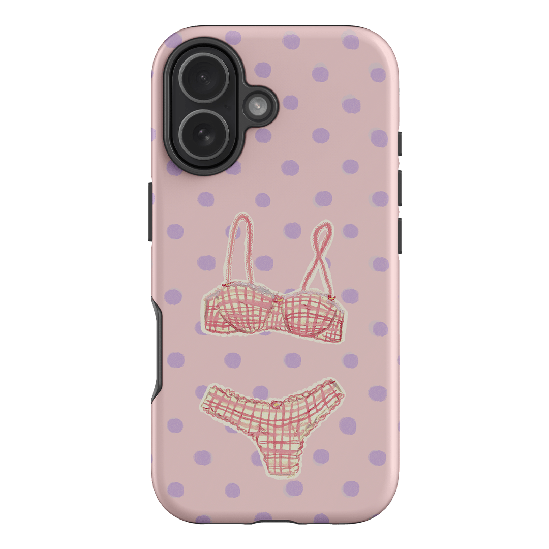Vintage Gingham Printed Phone Cases iPhone 17 / Armoured by Kayla Carr - The Dairy