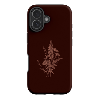 Wildflowers Mocha Printed Phone Cases iPhone 17 / Armoured by Typoflora - The Dairy
