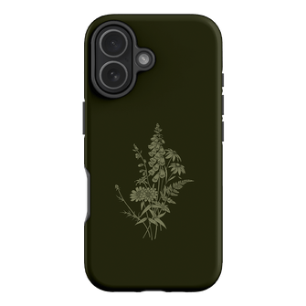 Wildflowers Olive Printed Phone Cases iPhone 17 / Armoured by Typoflora - The Dairy