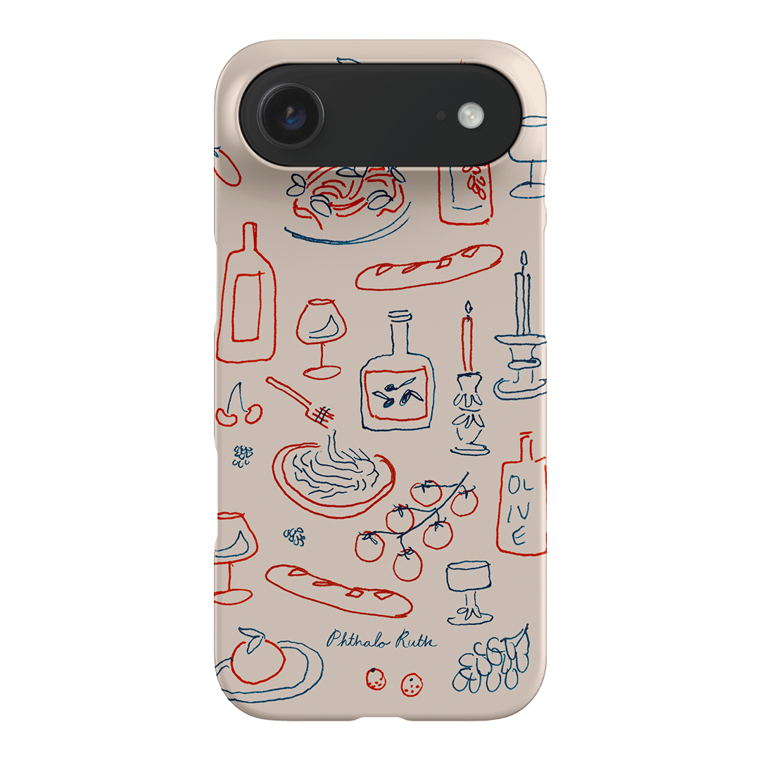 Italian Fare Printed Phone Cases iPhone 17 Air / Snap by Phthalo Ruth - The Dairy