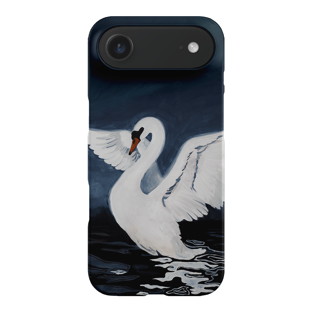 Midnight Swan Printed Phone Cases iPhone 17 Air / Snap by Lisa Hu - The Dairy