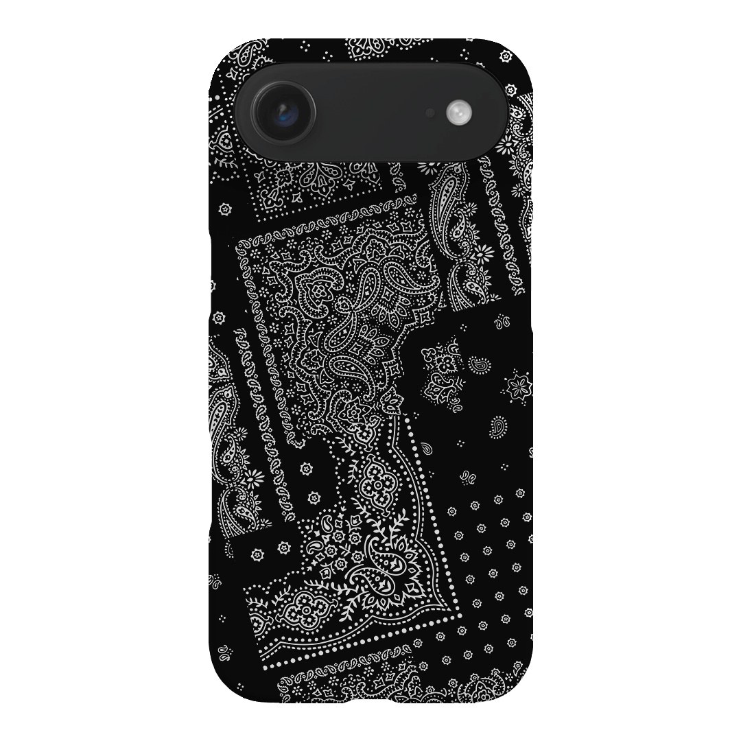 Paisley Noir Printed Phone Cases iPhone 17 Air / Snap by The Dairy - The Dairy