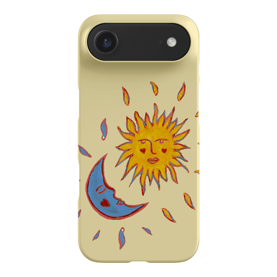 Sun & Moon Yellow Printed Phone Cases iPhone 17 Air / Snap by BG. Studio - The Dairy