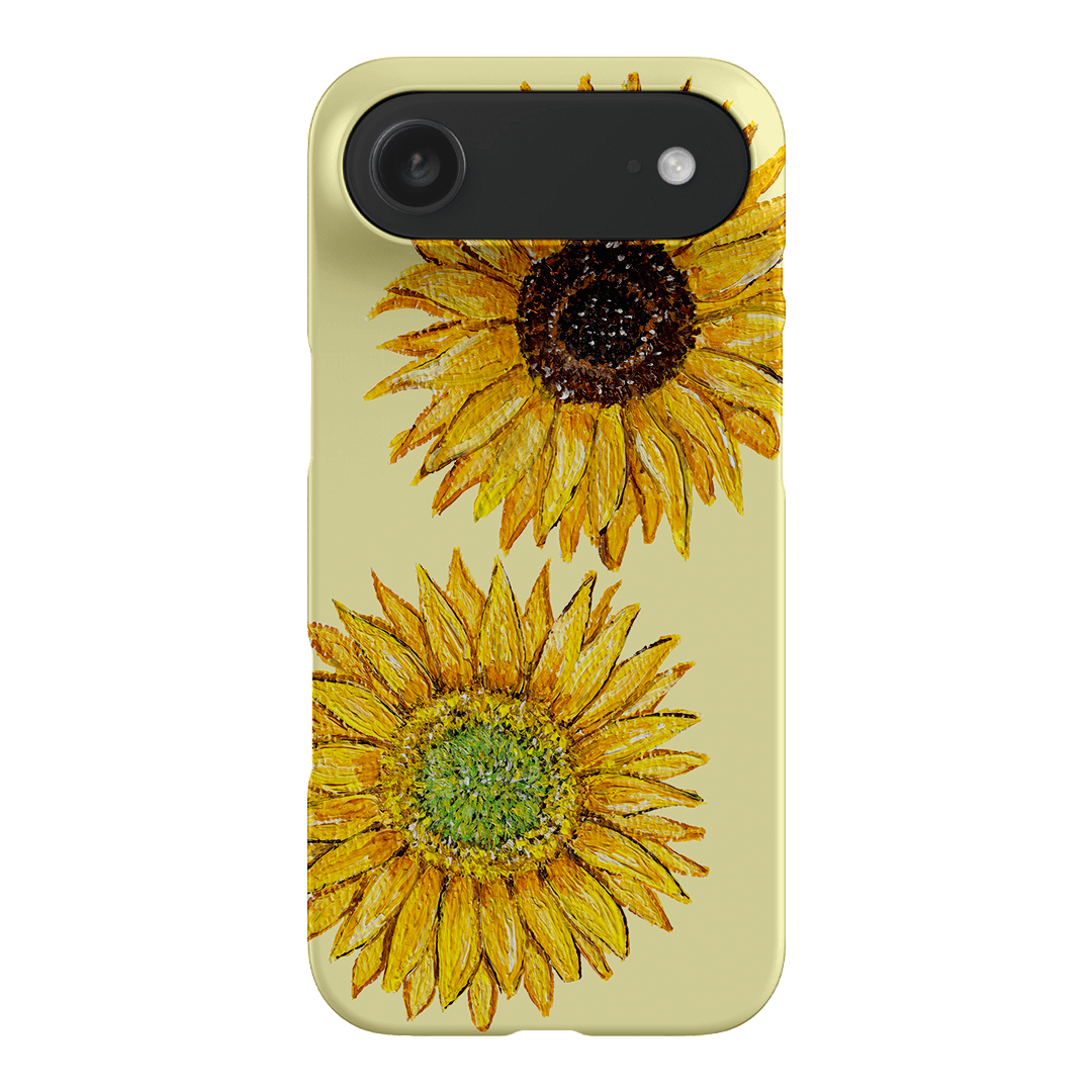 Sunflower Yellow Printed Phone Cases iPhone 17 Air / Snap by BG. Studio - The Dairy