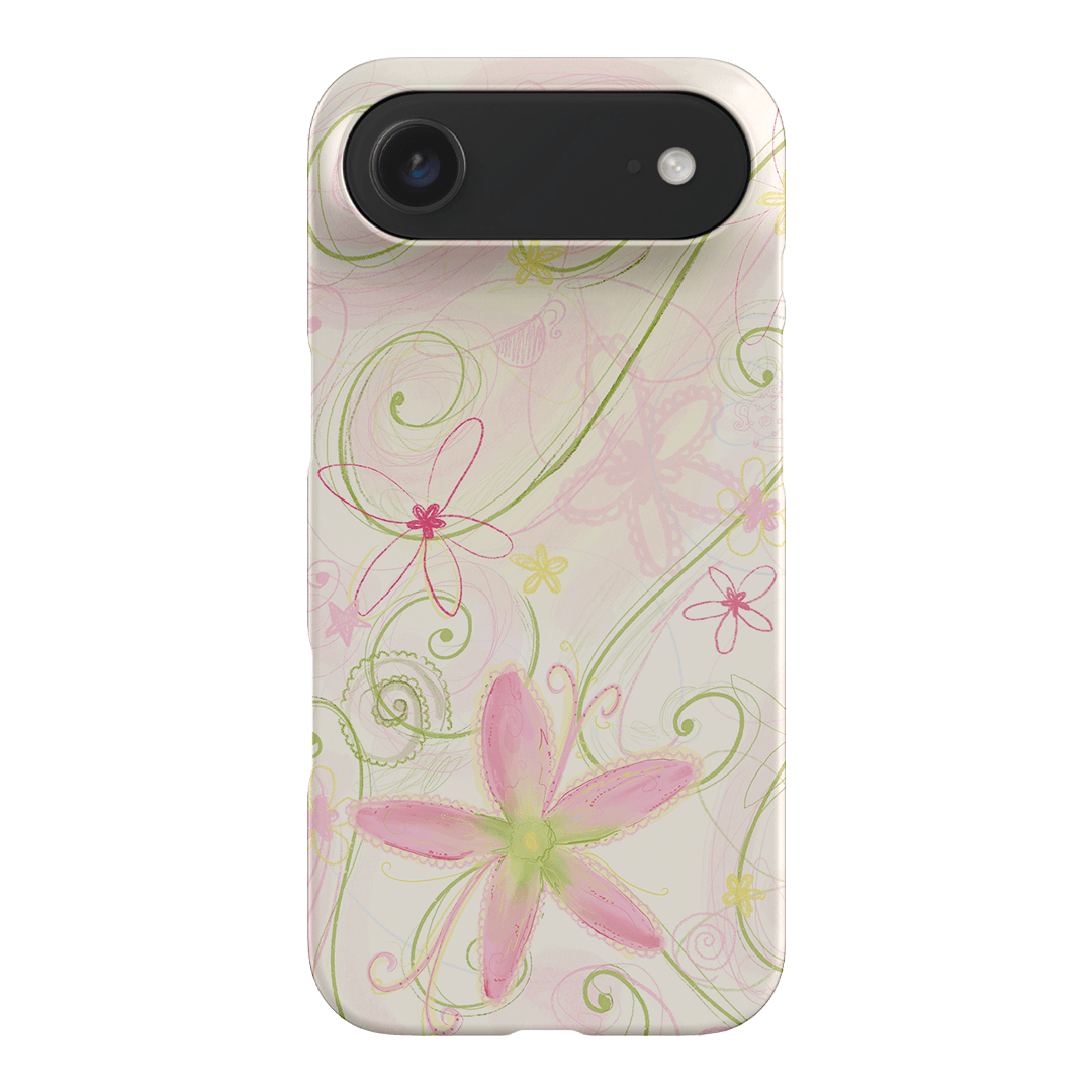 Swirl Pink Printed Phone Cases iPhone 17 Air / Snap by Kayla Carr - The Dairy