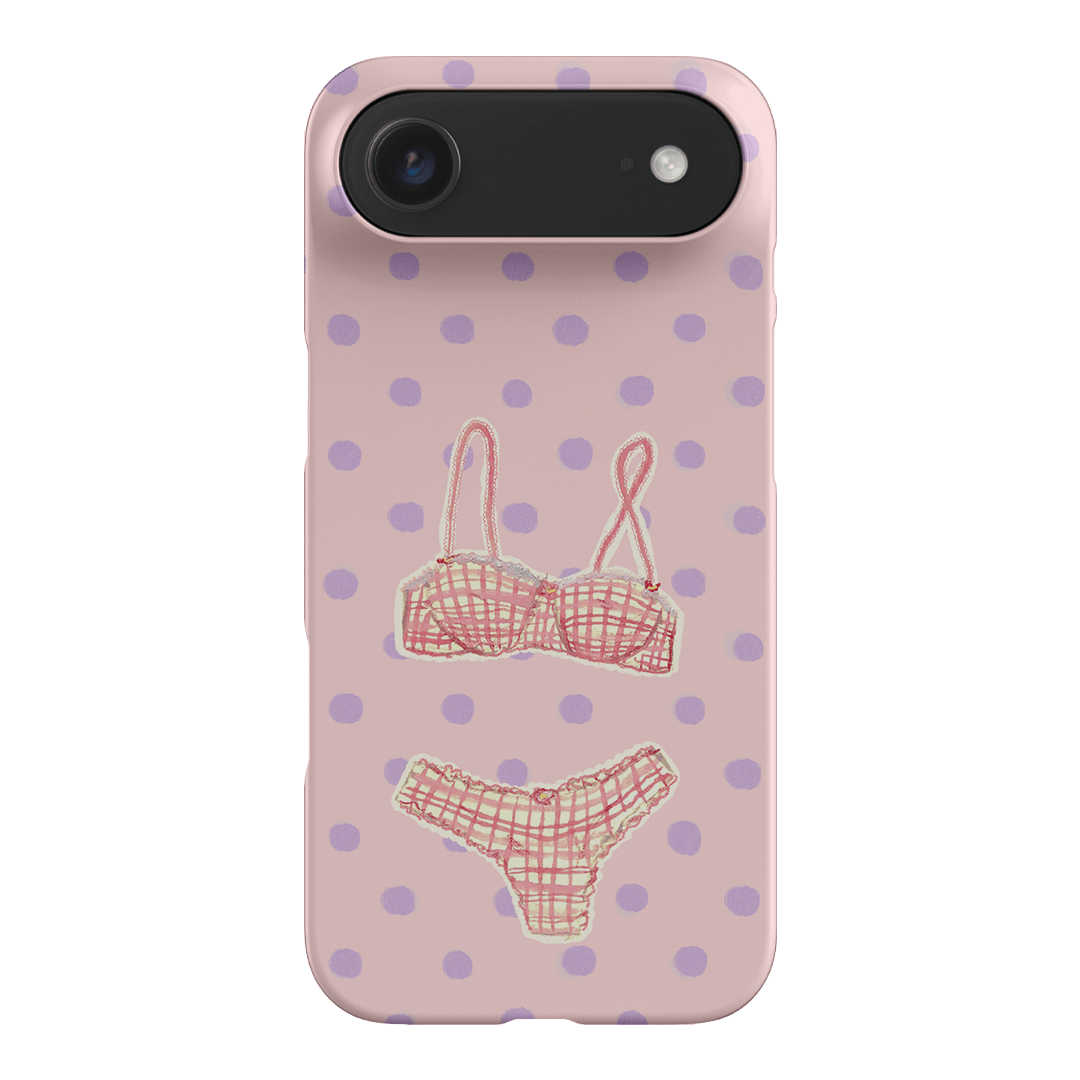 Vintage Gingham Printed Phone Cases iPhone 17 Air / Snap by Kayla Carr - The Dairy