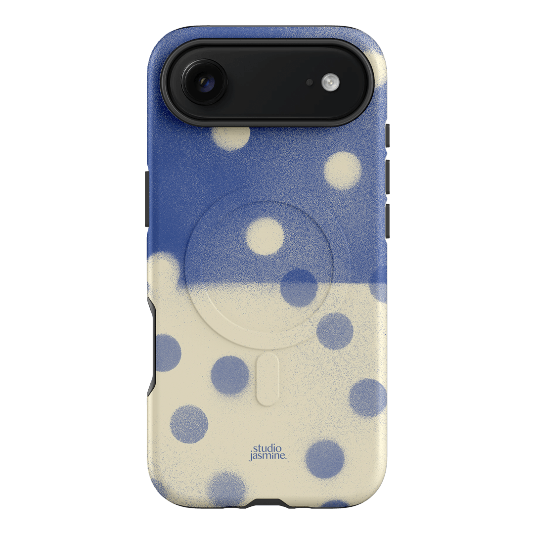 Bleu Polka Dot Printed Phone Cases iPhone 17 Air / Armoured MagSafe by Jasmine Dowling - The Dairy