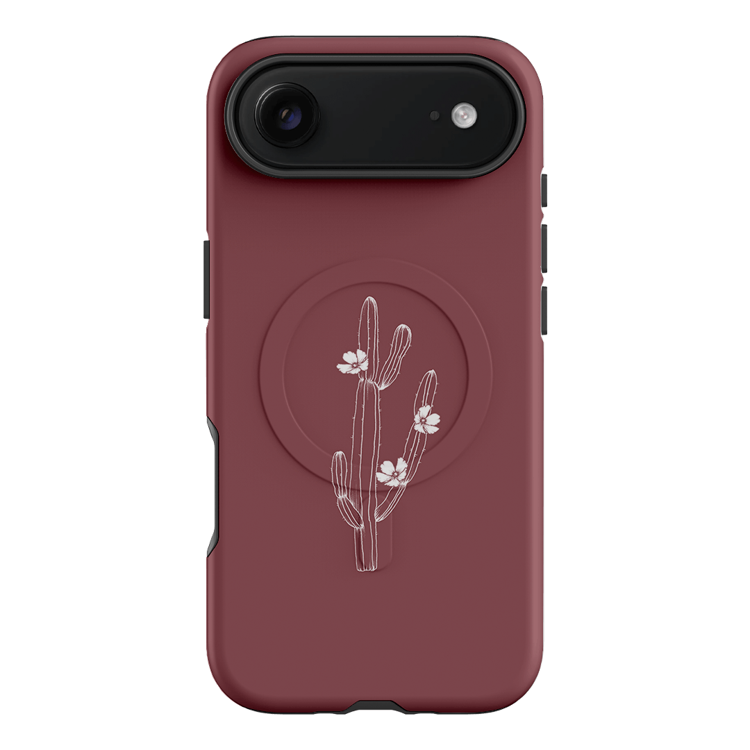 Cactus Flower Printed Phone Cases iPhone 17 Air / Armoured MagSafe by Typoflora - The Dairy