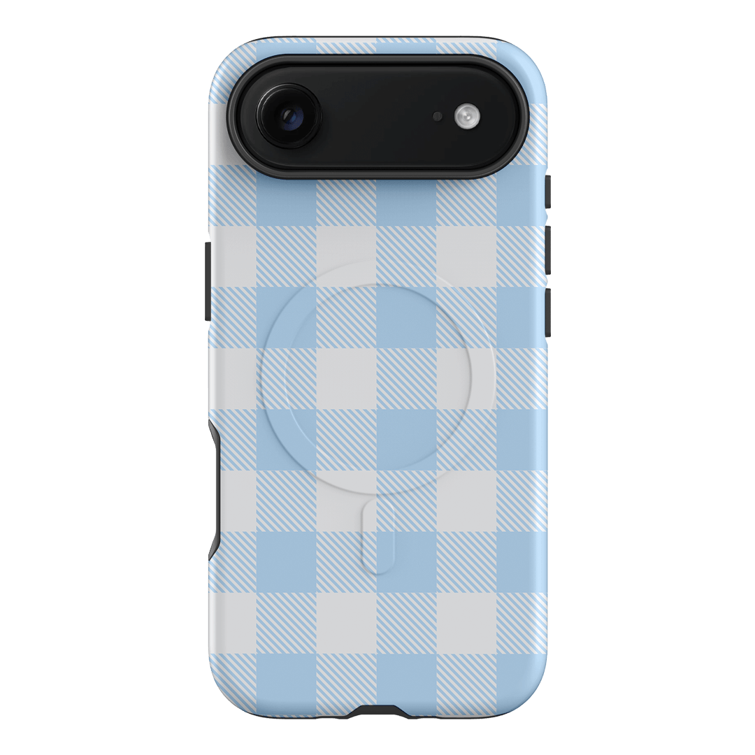 Cloud Plaid Printed Phone Cases iPhone 17 Air / Armoured MagSafe by The Dairy - The Dairy
