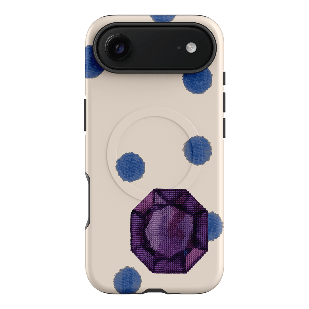 February Amethyst Printed Phone Cases iPhone 17 Air / Armoured MagSafe by Joiana - The Dairy