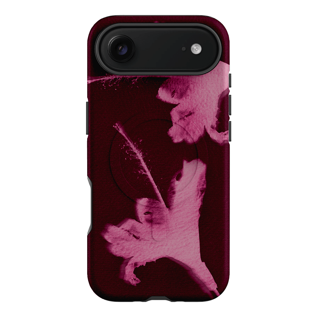 Hibiscus Glow Printed Phone Cases iPhone 17 Air / Armoured MagSafe by Sally Hungerford - The Dairy