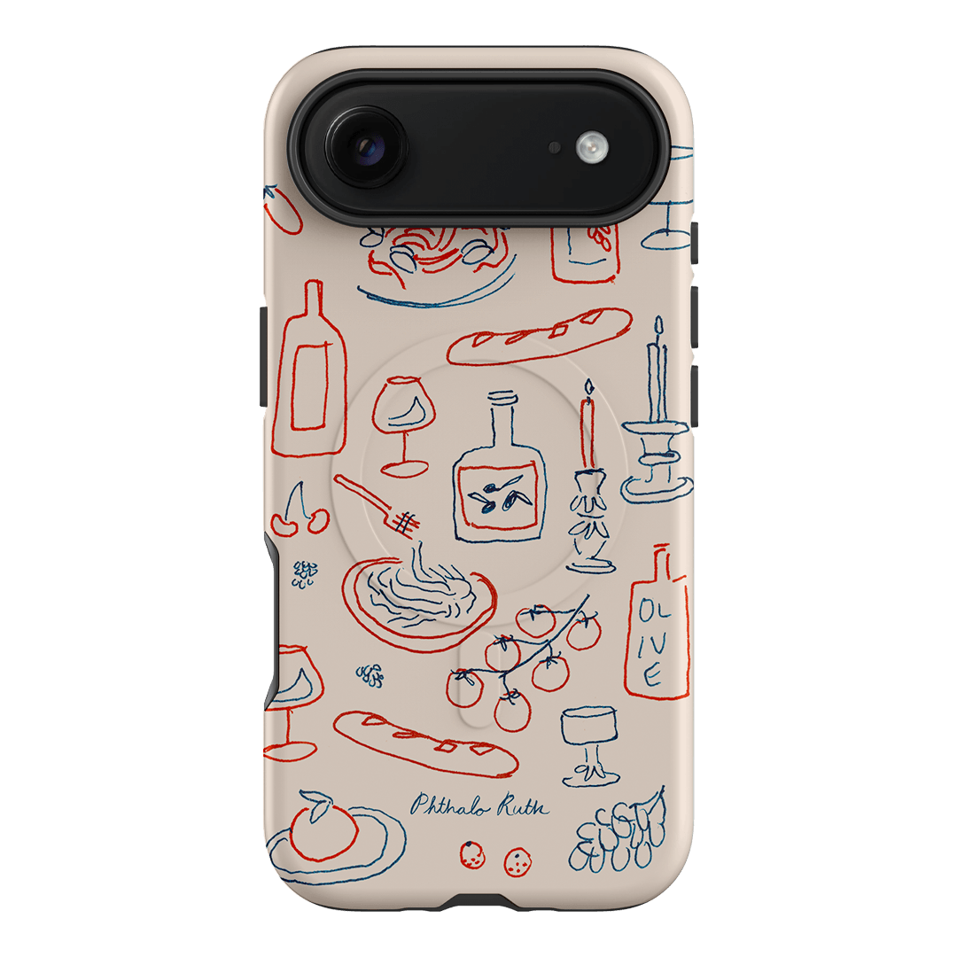 Italian Fare Printed Phone Cases iPhone 17 Air / Armoured MagSafe by Phthalo Ruth - The Dairy