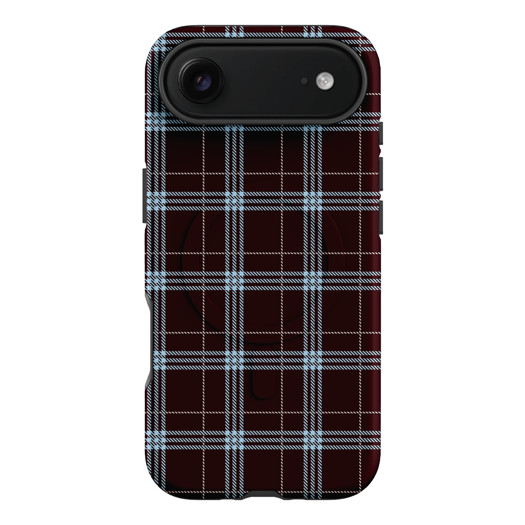 Mocha Plaid Printed Phone Cases iPhone 17 Air / Armoured MagSafe by The Dairy - The Dairy