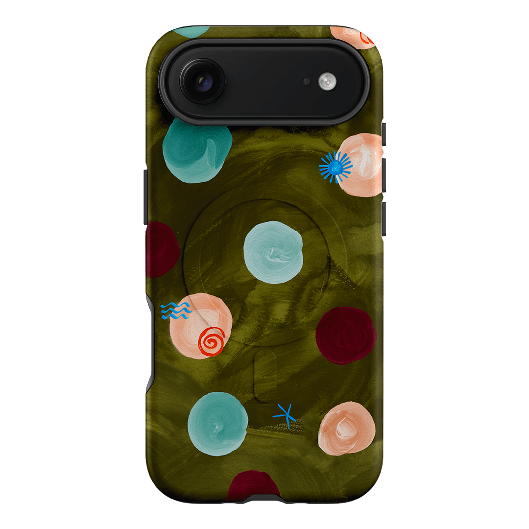 Olive Spot Printed Phone Cases iPhone 17 Air / Armoured MagSafe by Charlie Taylor - The Dairy