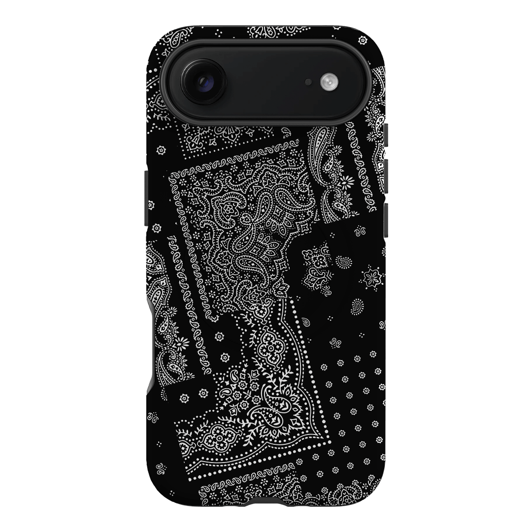 Paisley Noir Printed Phone Cases iPhone 17 Air / Armoured MagSafe by The Dairy - The Dairy