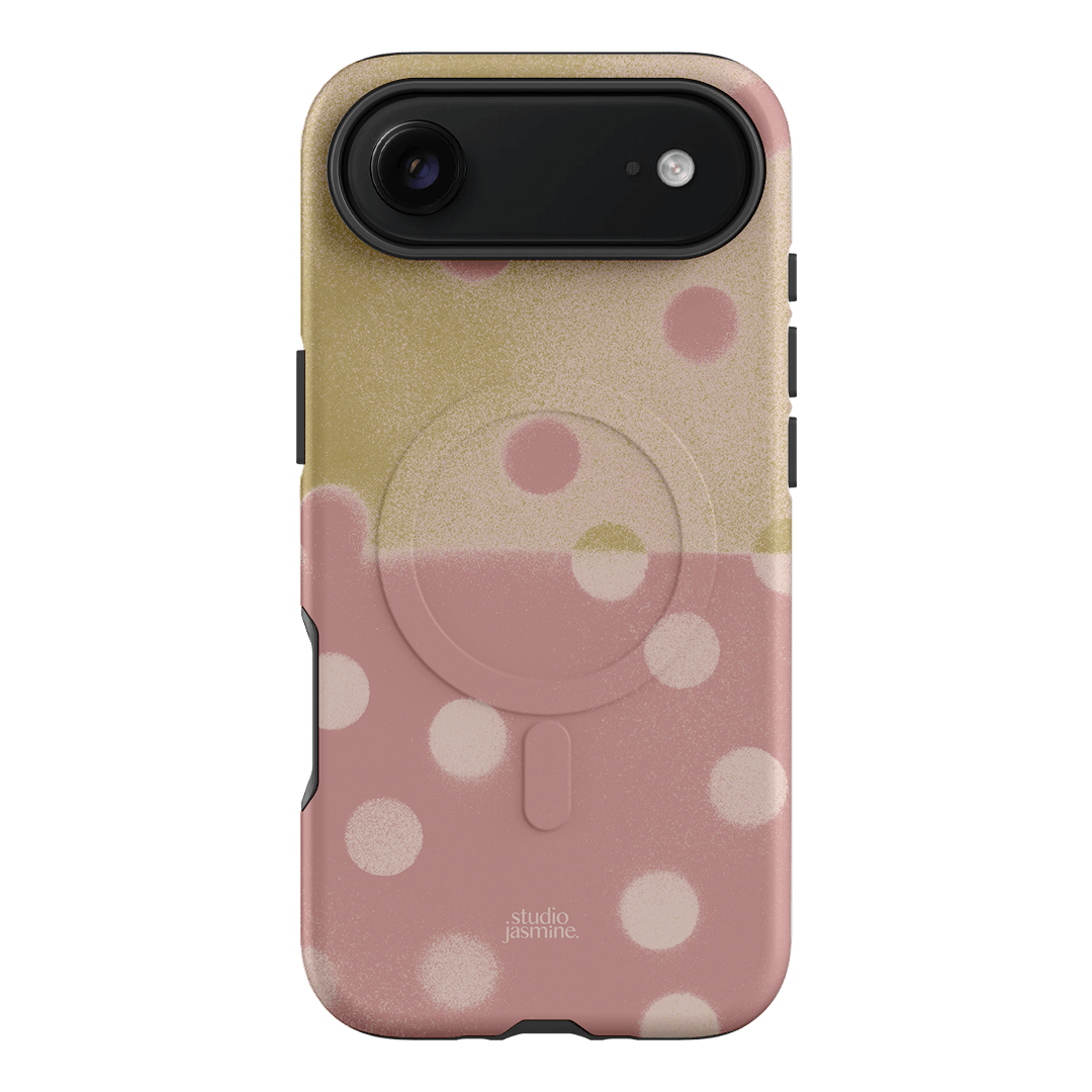 Strawberry Polka Dot Printed Phone Cases iPhone 17 Air / Armoured MagSafe by Jasmine Dowling - The Dairy