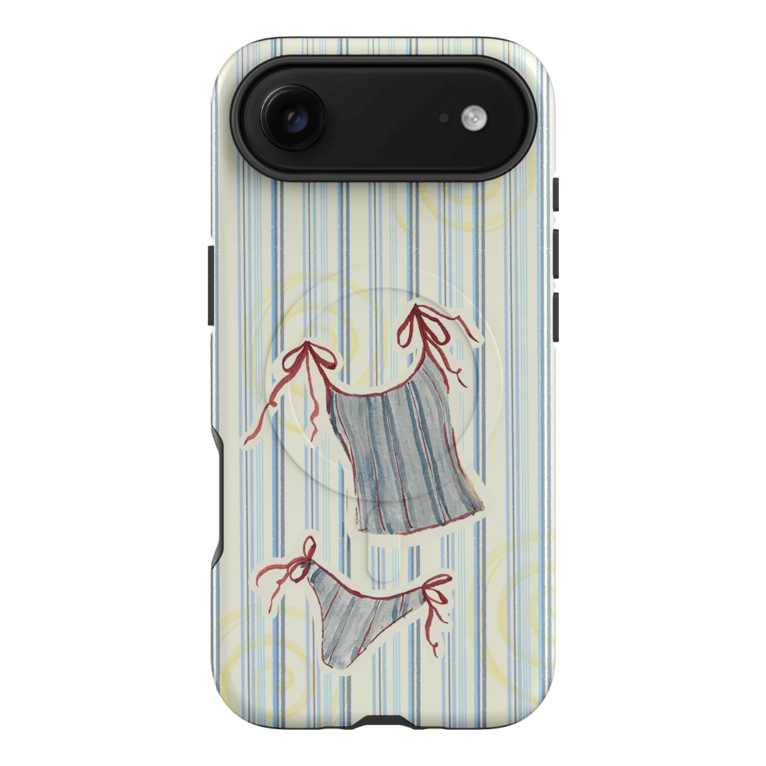 Stripe Tankini Printed Phone Cases iPhone 17 Air / Armoured MagSafe by Kayla Carr - The Dairy