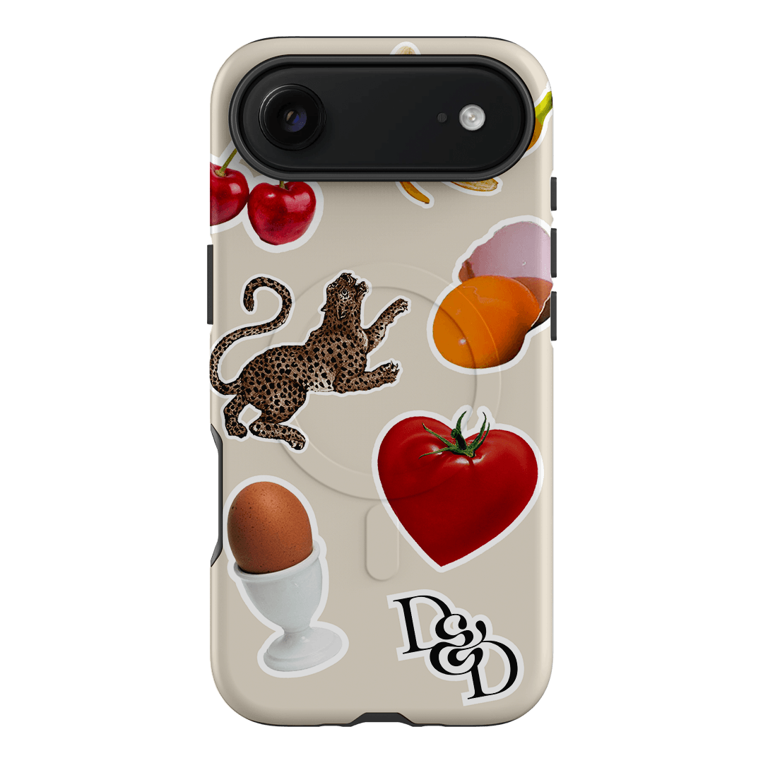 Sunday Stickers Cream Printed Phone Cases iPhone 17 Air / Armoured MagSafe by Desmond & Dempsey - The Dairy