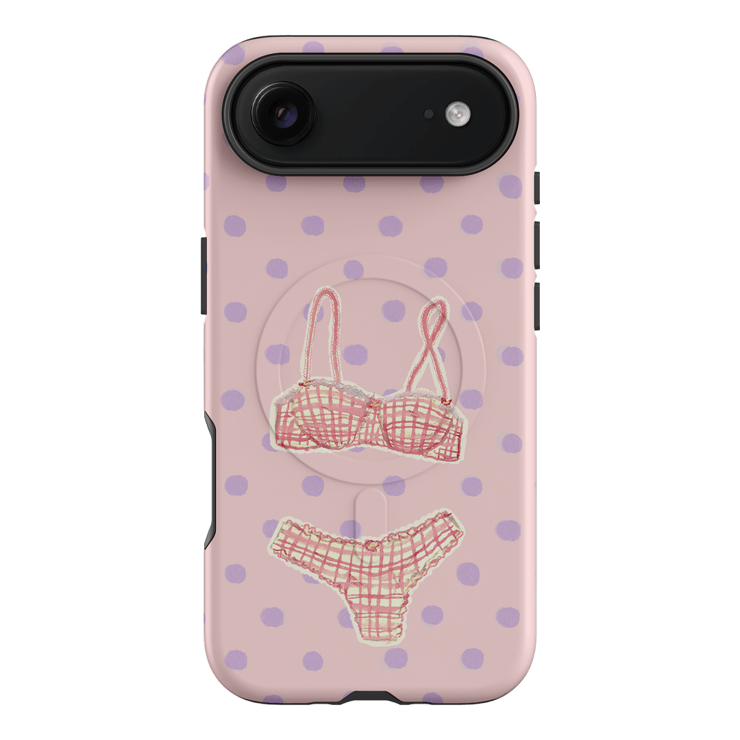 Vintage Gingham Printed Phone Cases iPhone 17 Air / Armoured MagSafe by Kayla Carr - The Dairy