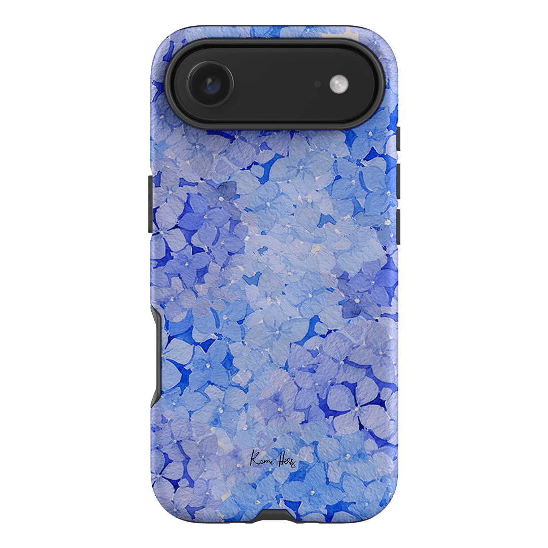 Hydrangea Blue Printed Phone Cases iPhone 17 Air / Armoured by Kerrie Hess - The Dairy