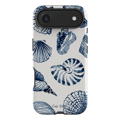 Blue Shells Printed Phone Cases iPhone 17 Air / Armoured by Cass Deller - The Dairy