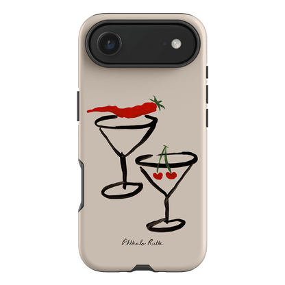 Chili Cherry Printed Phone Cases iPhone 17 Air / Armoured by Phthalo Ruth - The Dairy