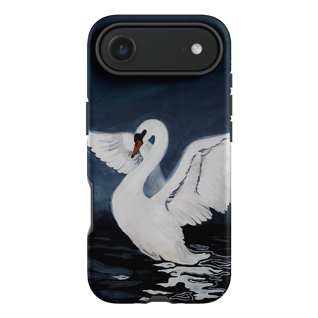 Midnight Swan Printed Phone Cases iPhone 17 Air / Armoured by Lisa Hu - The Dairy