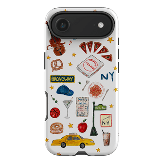 NYC White Printed Phone Cases iPhone 17 Air / Armoured by BG. Studio - The Dairy
